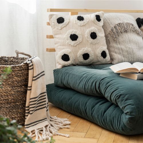 Pillows, quilts, cushions