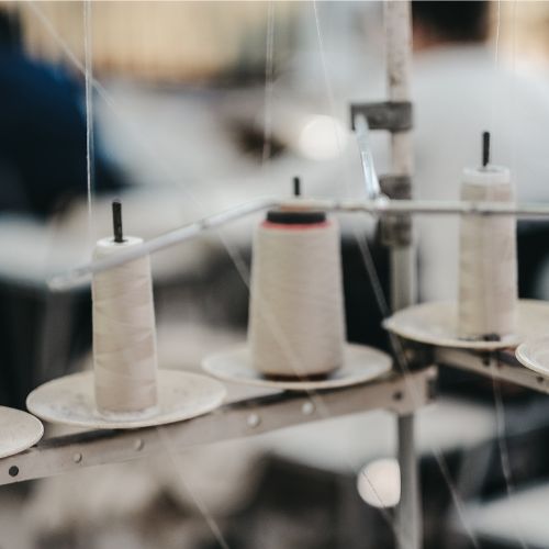 Yarn spinning from RPSF 